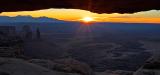 Sunrise Through Mesa Arch, Canyonlands National Park