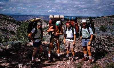 Start of the Kanab to Thunder River 9 day trip