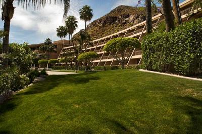 Camelback Mountain, behind the Phoenician Resort