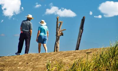 Strolling on Jetty Island