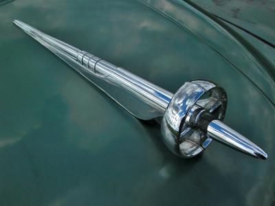 Classic hood ornament from the fifties