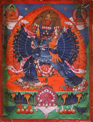 Vajrabhairava - with consort