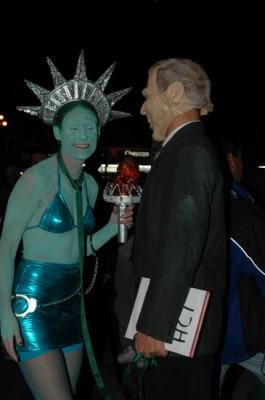 Lady Liberty and Bush