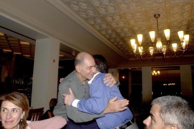 Salman and Ronnie hugging