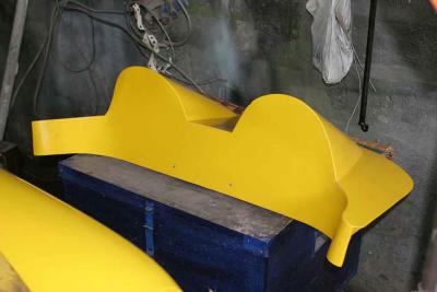 Rear head rest cover