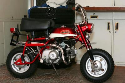 Candy Red/White 1970-71 Honda Minitrail Z50AK2 Gallery RESTORED & DETAILED