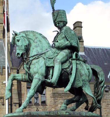 Statue of Charles William Vane Stewart, Market Square Durham