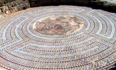 Circular Mosaic Floor