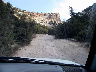 Road to Avakas Gorge
