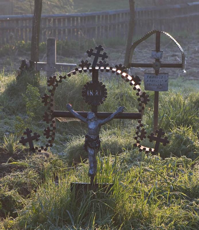 Metal Grave Marker