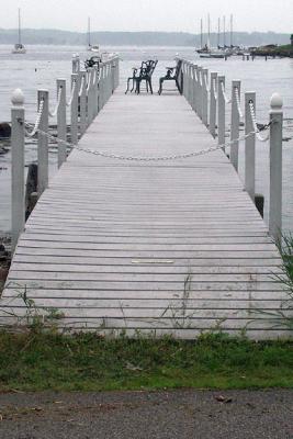 Dock, in Cove Facing River