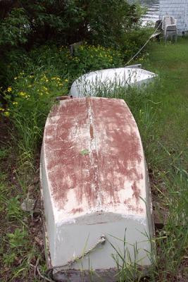 Overturned Skiffs