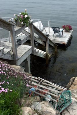 Dock And Lobster Trap
