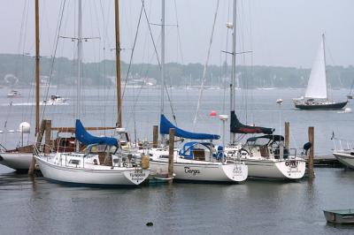Sloops And River Traffic