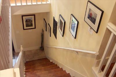 Stairway with Prints