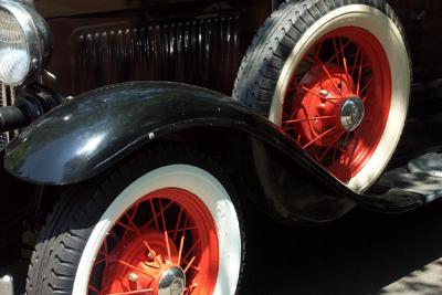 Model A Ford, Detail, Garden Entrance