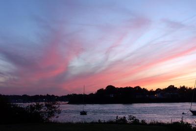 View Toward Fireworks, at Sunset