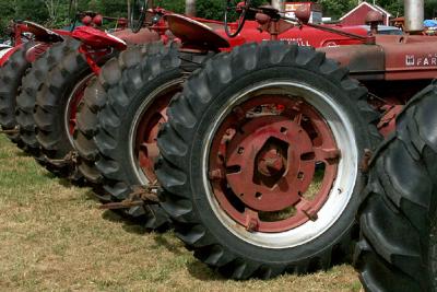 Farmalls, in a Row