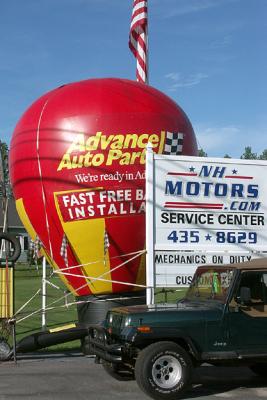 Balloon Sign at NH Motors, Route 28
