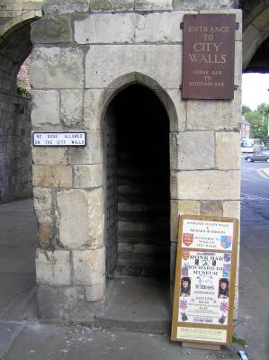 York - Entrance to City Walls