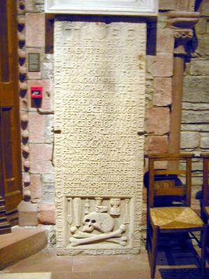 16 Centaury Grave Stone St Magnus Church - Kirkwall
