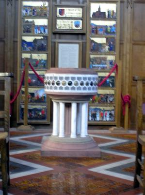 Marble Font St Magnus Church - Kirkwall