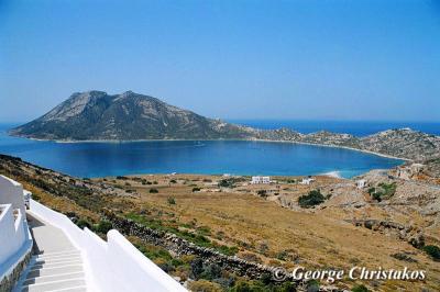 Panoramic view of St. Paul beach...