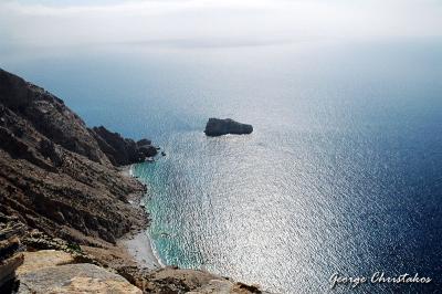 View to Aegean sea...