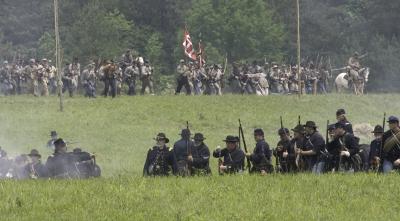 Georgia Troops Advancing