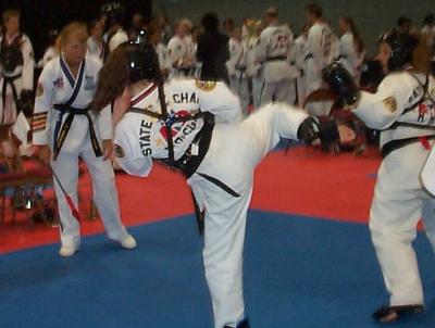 Black Belt sparring