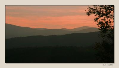 Sunset over the Sheep Farm ~ Rensselaerville, NY