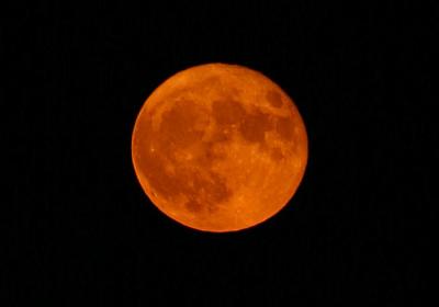 Rising full moon