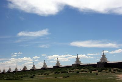 108 Stupa Wall