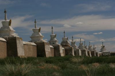 108 Stupa Wall View