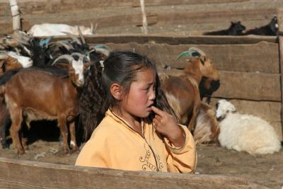 Daughter&Goats
