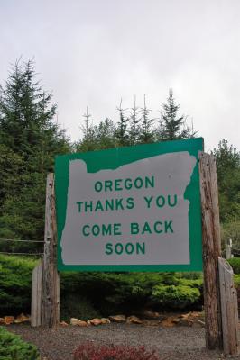 Leaving Oregon