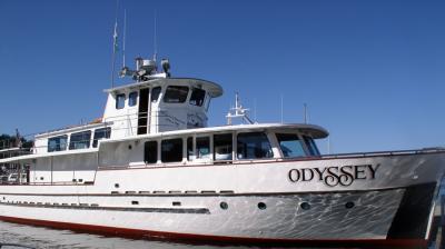 Whale watching boat we took out of Friday Harbor