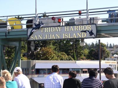 Leaving Friday Harbor, San Juan Island, WA