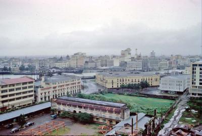 Buildings inside Intramuros, background buildings are in Escolta