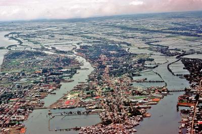Aerial view of Cavite area