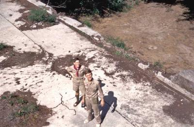 Woody Hough & unknown  from my troop.jpg