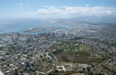 47C-25 Honolulu from Punch Bowl to the Airport
