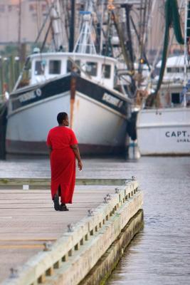 Woman in Red