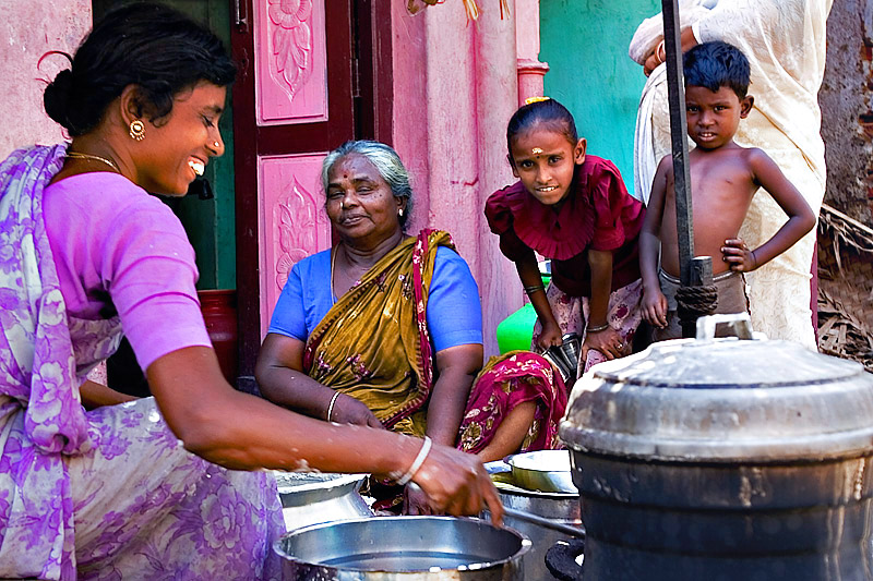 Cooking on the street