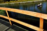 New wooden bridge