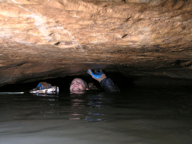 Steve ONan in the North Bore Sump