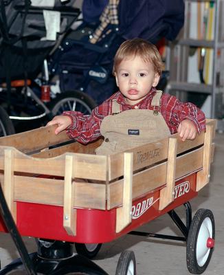 Mommy bought me a WAGON!