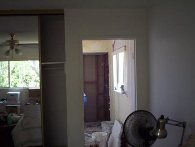 view into bathroom before gutting