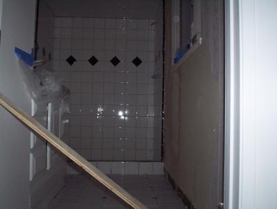 new shower tile