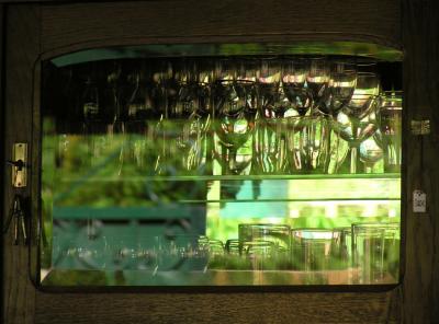 Verts reflets de verres